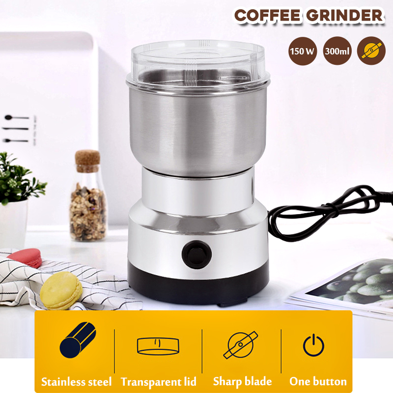 Warmtoo Electric Coffee Bean Grinder 300ml Blenders For Home Kitchen