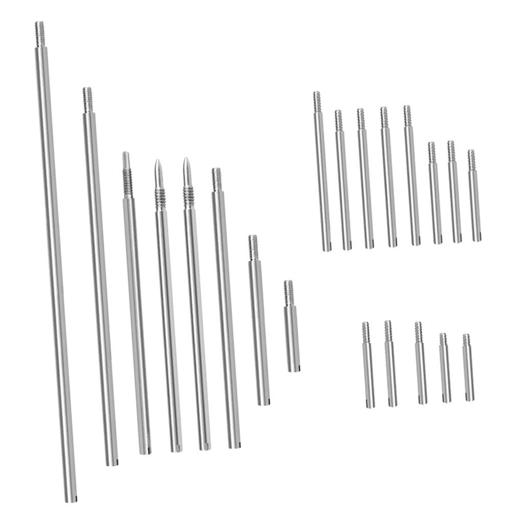 Upper Bass Clarinet Shaft 1.9&amp;2.9mm Threaded Shafts Set Music Repair Parts Woodwind Instrument Accessories
