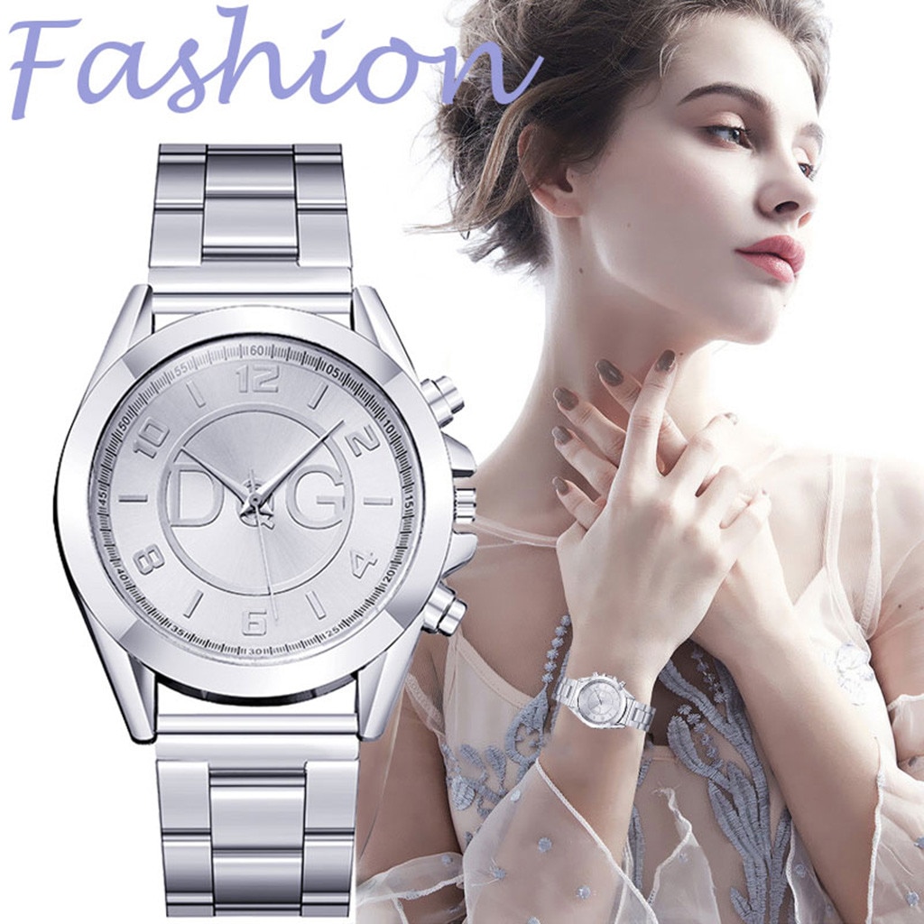 Vrouwen Horloges Simple Bead Dial Dames Armband Horloge Casual Rvs Quartz Horloge Klok Relogio Feminino