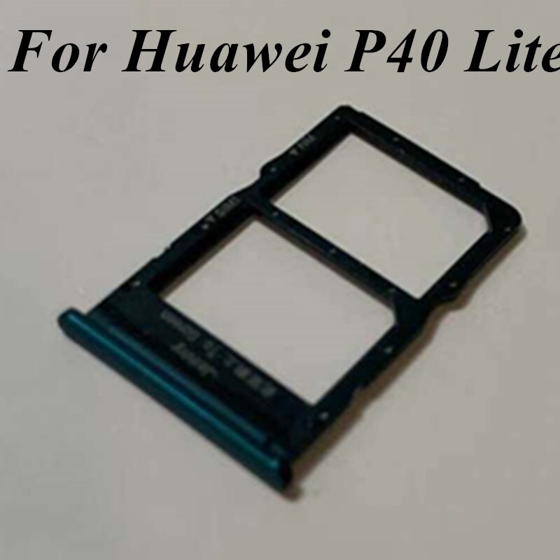 1 adet/grup yeni Sim kart tepsi tutucu okuyucu yuvası adaptörü için Huawei P40 Lite Sim tepsi tutucu adaptörü soket yedek parçaları