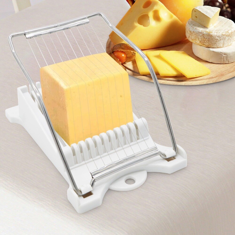 1Pcs X Luncheon Meat Slicer Cheese Boiled Egg Ham Cutter Fruit Slicer BPA Free 180 degree Rotatio