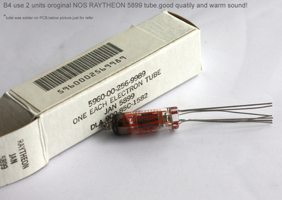 Amplificatore per cuffie bilanciato per telefono cellulare B4 con doppio tubo elettronico ricaricabile portatile: Default Title