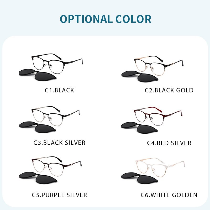 Lenspace-gafas de sol redondas polarizadas para hombre, lentes de sol masculinas con Clip magnético, TR90, graduadas ópticas, accesorios para gafas