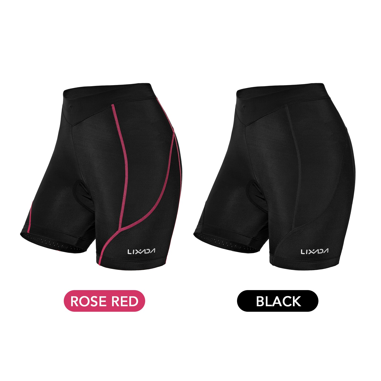 Lixada Women Bike Padded Shorts Cycling 3D Padded Underwear Bicycle Padding Riding Shorts Biking Underwear Shorts