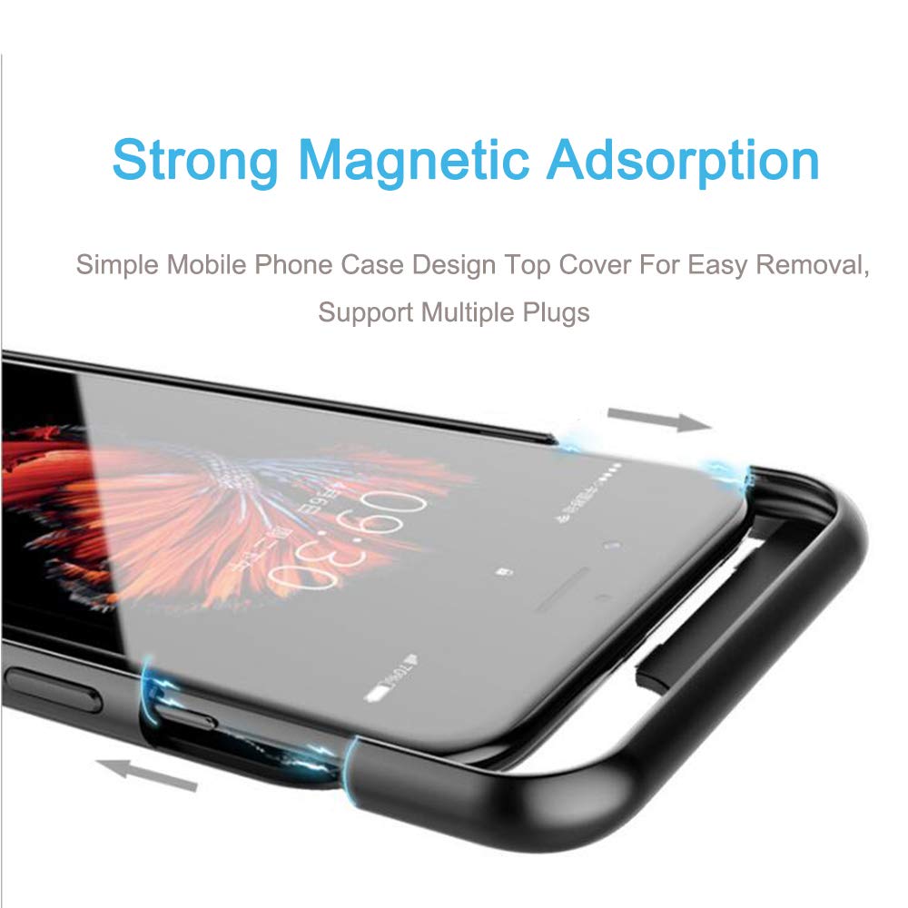 For iPhone 5 5S SE 6 6S 7 8 6 Plus 6s Plus 7 8 Plus X XS XR XS Max Battery Case Ultra-Thin Portable Charger Power Case Bank