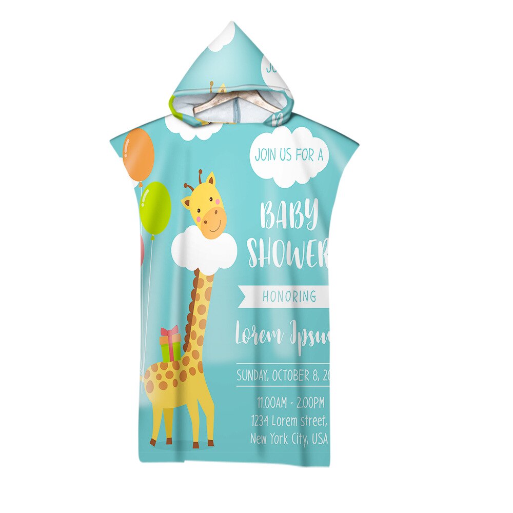 Mikrofaser Stoff Erwachsene Schnell Trocknend Strand Handtuch Ändern Bademantel Mäntel Mit Kapuze Gym Swimmng Bad Handtuch Surf Poncho Beachwear: 5