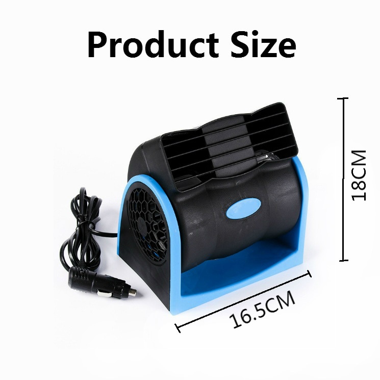 12V Portable Car Air Cooler Fan Automotive Mobiele Vehicle Ventilator Conditioner Low Noise Refrigeration Turbine Fan Radiator