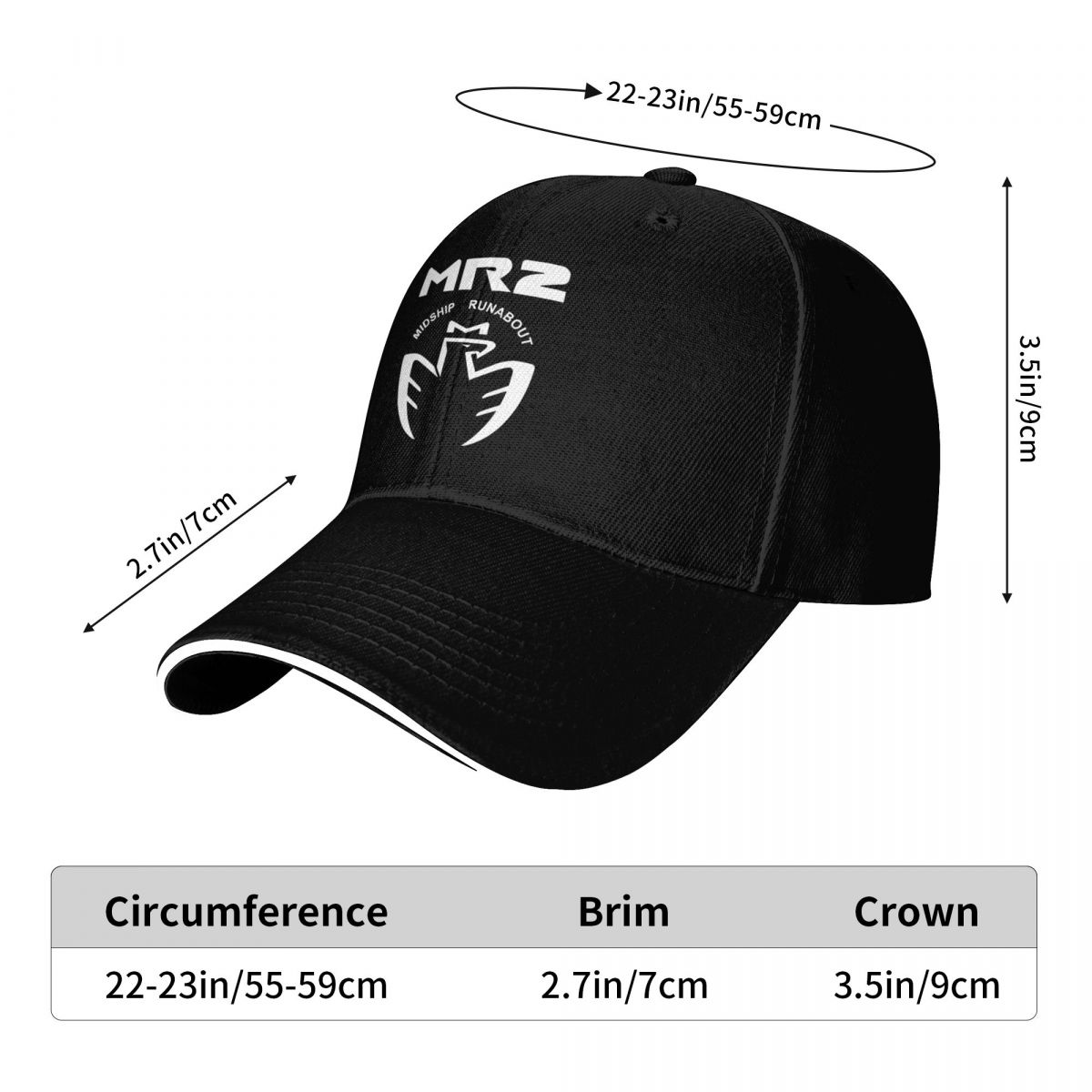 MR2 MIDSHIP RUNABOUT Caps Cap Male Baseball Caps Women's Baseball Cap Man Hat Baseball Cap
