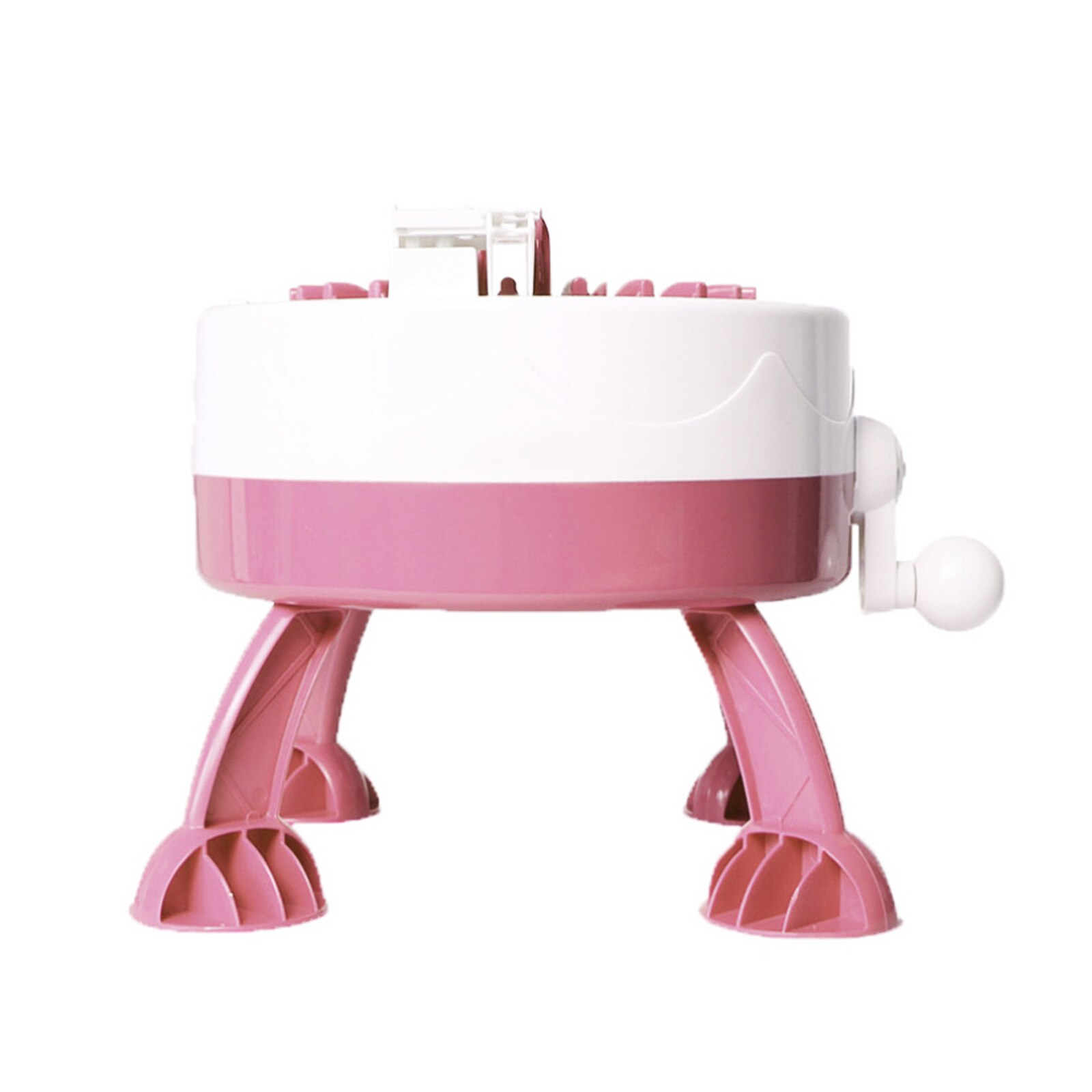 48 aghi macchina per maglieria in lana fatta a mano cilindro telaio in lana sciarpa lavorata a mano maglione cappello calzini bambini adulti artefatto pigro: 22-pin pink