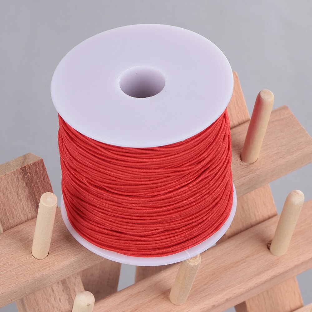 1 rulle wire 0.8mm 100 meter lange rosenkrans perler elastisk linje perler kerne-spundet elastisk tråd line smykker fremstilling af håndlavet reb