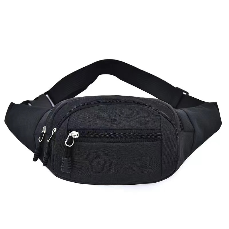 Taille Tassen Voor Vrouwen Fanny Pack Schoudertas Dames Mode Bum Bag Meisjes Crossbody Borst Bag Unisex Hip tas Riem Portemonnee: Black