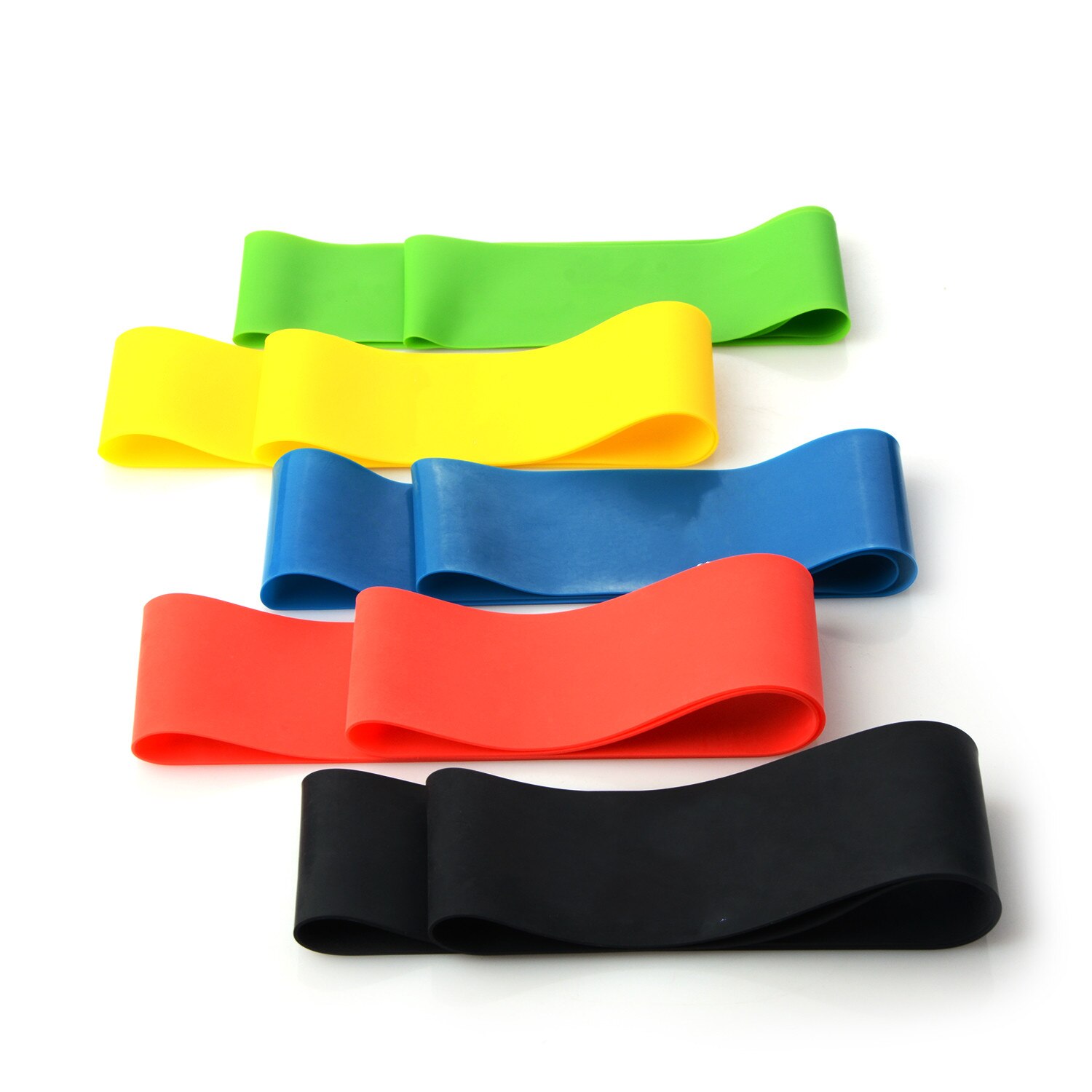 MrY-bandes de résistance élastiques en Latex, 5 couleurs, pour la musculation, pour le Yoga et les Pilates: 5 color