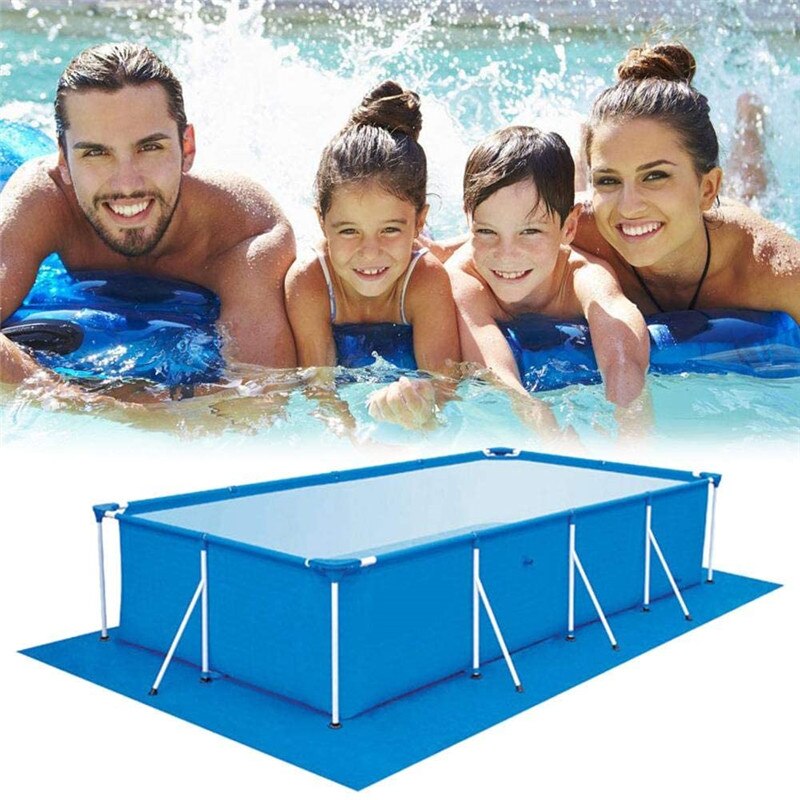 Swimming Pool Cover Mat Piscinas Ground Pool Floor Cloth Large Size Cloth Lip Cover Dustproof Foldable UV Resistant Pool Mat