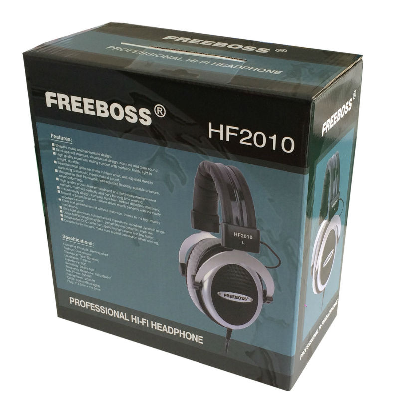 FREEBOSS-auriculares de alta fidelidad HF2010, cascos Hi-Fi semiabiertos por encima de la oreja, enchufe 3,5 6,3, diadema ajustable y ligera