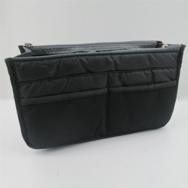 Coofit sac de rangement de voyage à compartiments multiples, sac de rangement de toilette, trousse de toilette de couleur unie pour voyage