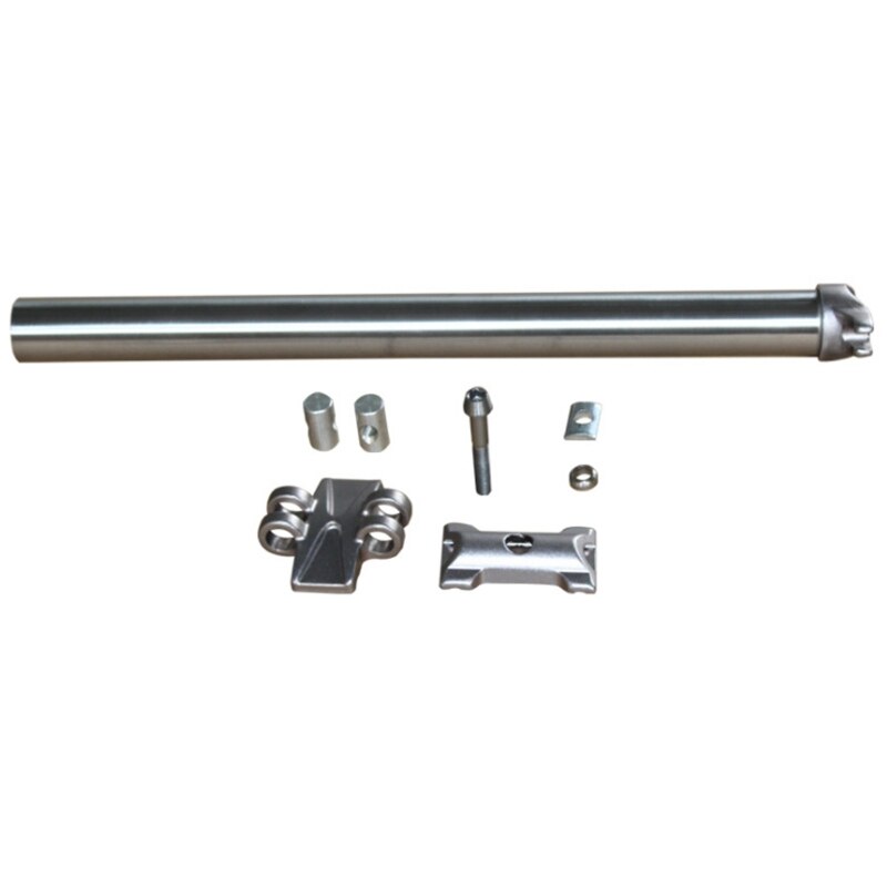 - zadelpen van titaniumlegering voor mtb/racefiets zadelpen 31.6 mm x 350mm titanium zadelbuiskop
