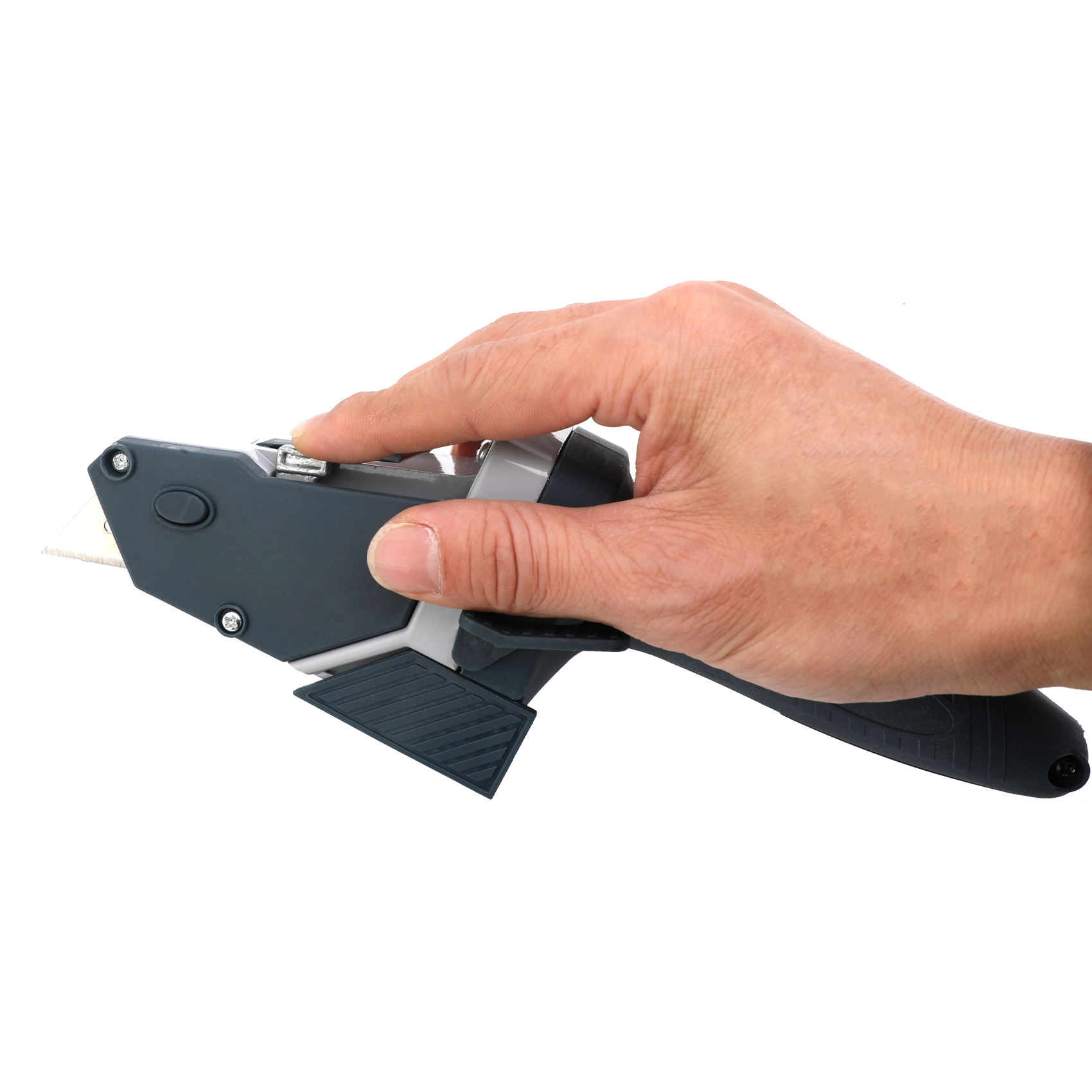 Herramienta de corte de placas de yeso, cortador de placas de yeso con kit de herramientas para cinta métrica, incluye cortador, lápiz y 5 cuchillas