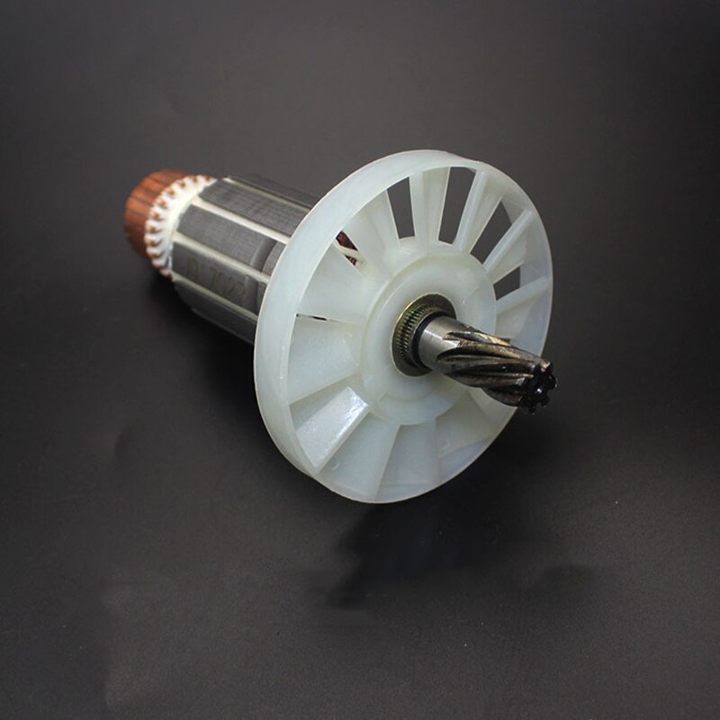 220V Armature Rotor Anchor Motor Suitable for Makita 0810 Replacement 7 Tooth Electric Hammer
