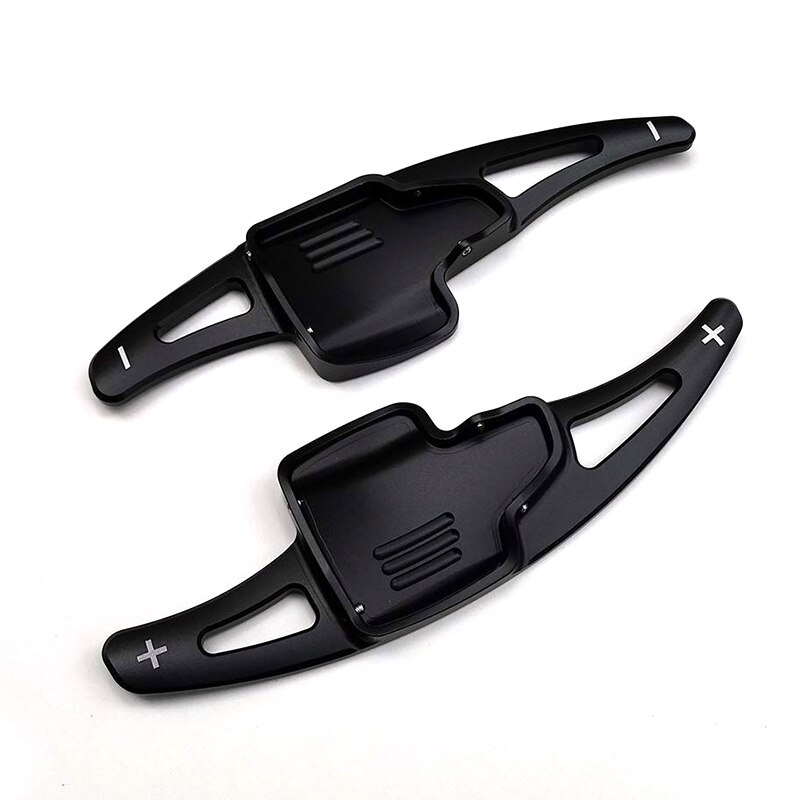 Paddle Shifter Extension , Aluminum Metal Steering Wheel Paddle Shifter Extensions for Ford Focus Escape Kuga (Black)