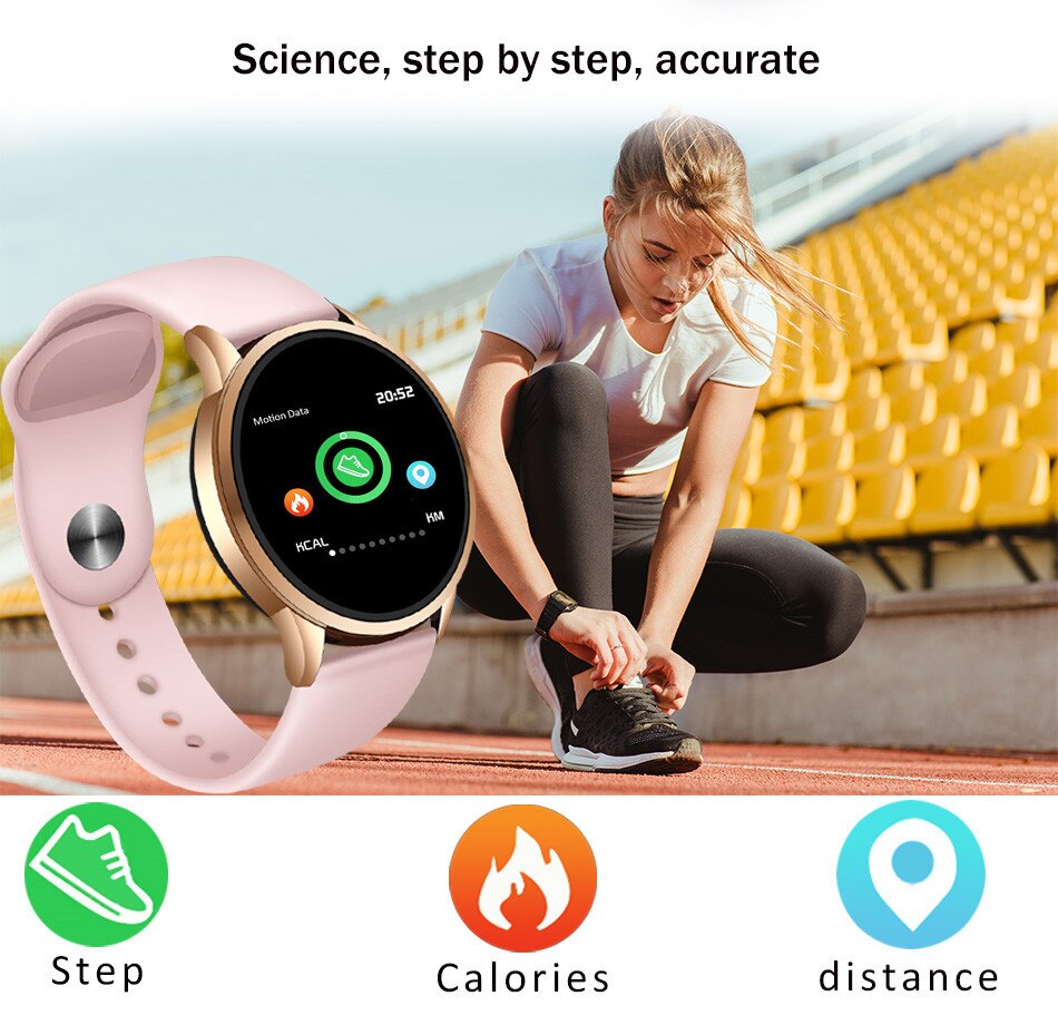 LIGE Neue smart wach frauen männer wasserdichte sport smartwatch Herz rate monitor blutdruck funktion Schrittzähler Fitness tracker