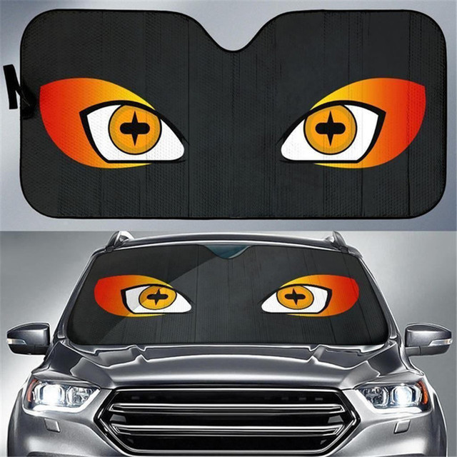Car Windshield Sun Shade Evil Eye Print Sunshade Car Shield Shade Visor Cover Foldable Auto Accessories for Car Truck SUV: HTQ397HC