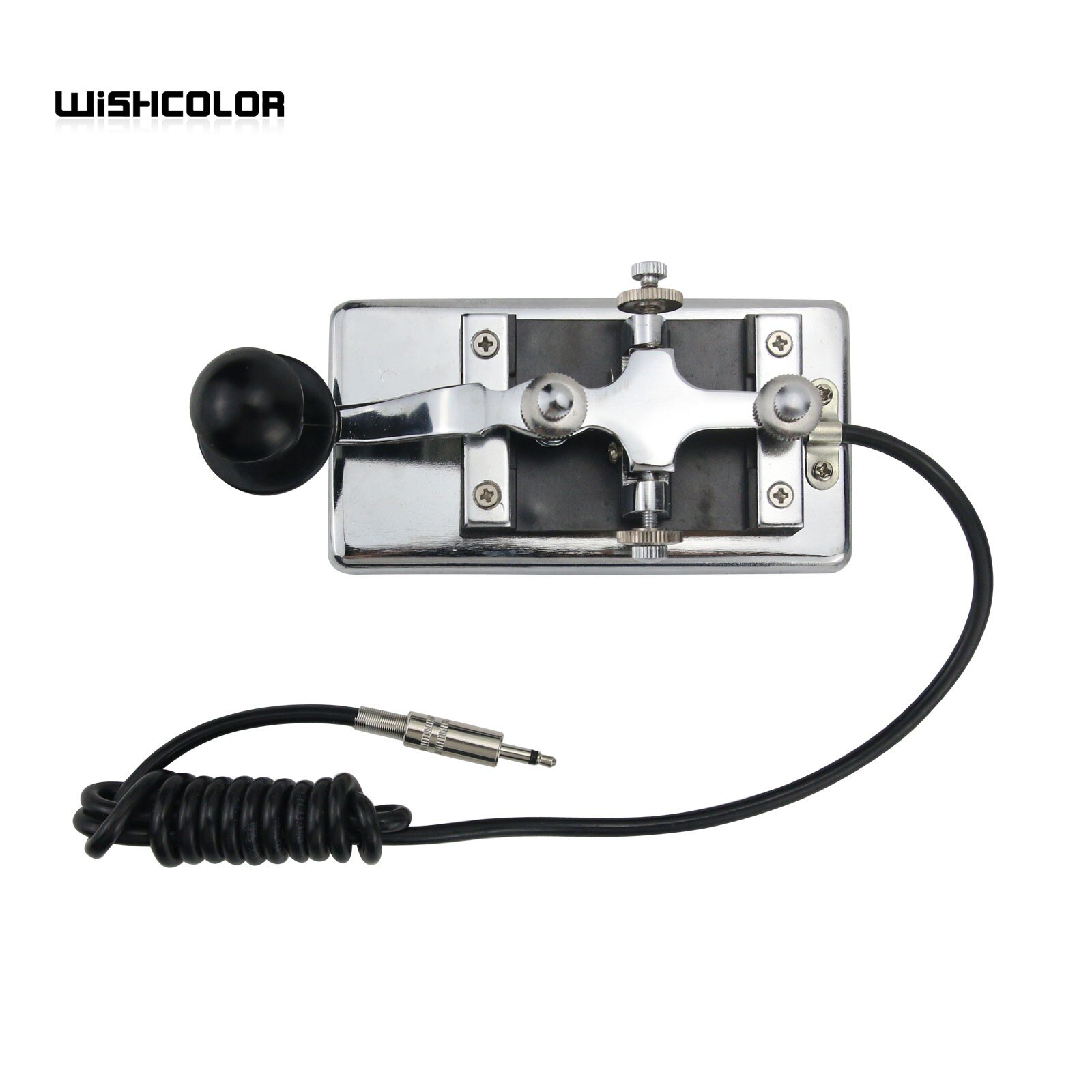 HamGeek K4 Manual Telegraph Key Morse Key CW Key Fit Shortwave Radio Morse Code Practices CW Communications