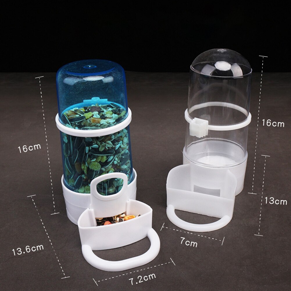 Home Small Pet Rabbit Guinea Pig Hedgehog Squirrel Bird Food Dish Bowl Hamster Mice Feeding Automatic Feeder Dispenser Food Bowl