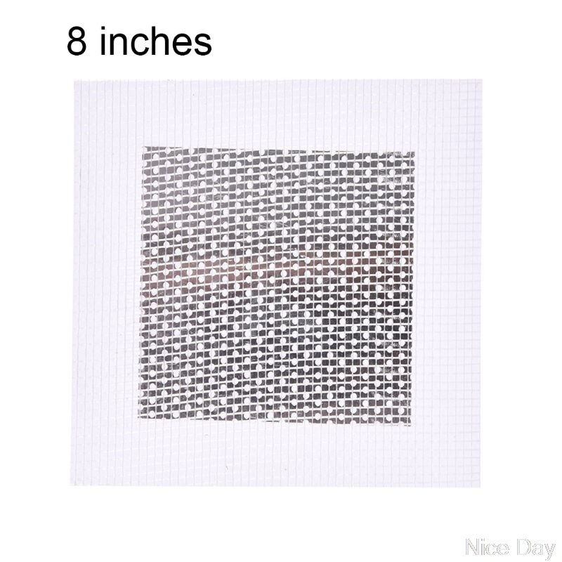 Mesh Wand Reparatur Patch Adhesive Fix Net Trockenbau Loch Decke Gips Schaden Aluminium Platte 4/6/8 Zoll: 8