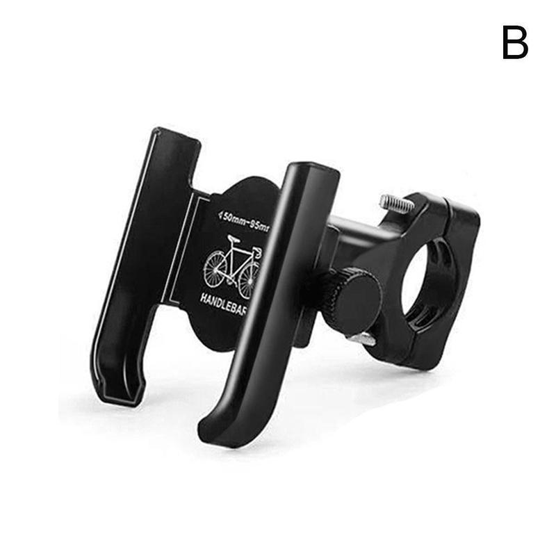 Aluminium Motorfiets Fiets Telefoon Houder Fiets Gps Beugel Bike Ondersteuning Clip Spiegel Fietsstuur Mobiele Telefoon Houder: B