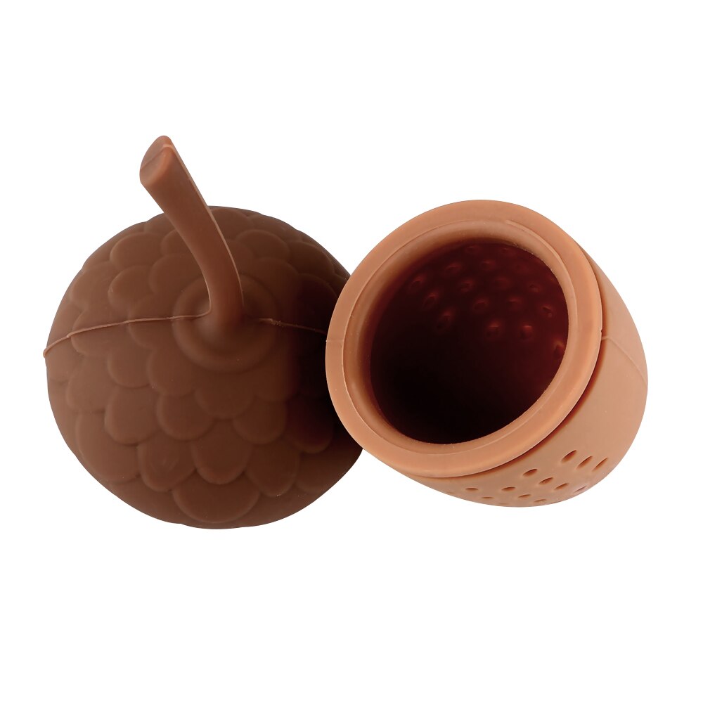 Hilife tepose sil krydder diffusor dingser agern form silikon te infuser kjøkken tilbehør