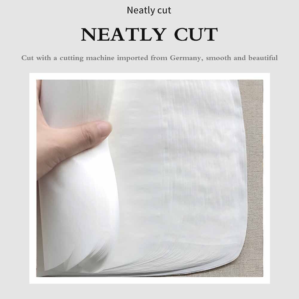100pcs NonStick Cookie Sheet Parchment Paper Square Baking Sheets Pan Line Paper Perforated Heat- Resistant Oil Paper