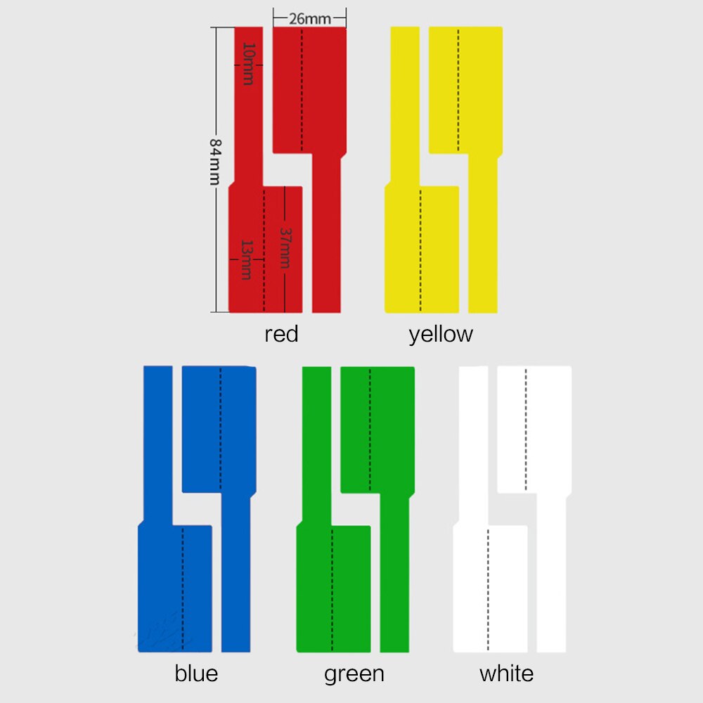 150PCS P-type Cable Label Paper Network Cable Label Three-proof Network Cable Classification Sticker