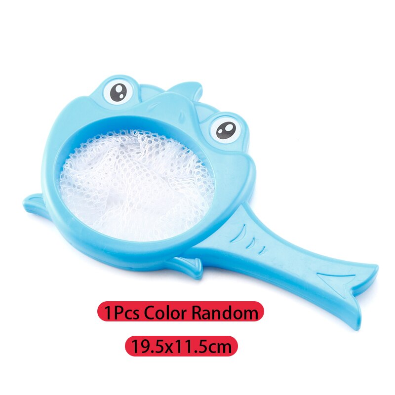 Baby Children Bath Fishing Toys Network Bag Cute Cartoon Animal Swimming Water Toys Squeeze Squeaky Float Spray Bathtub Games: WL-SY01