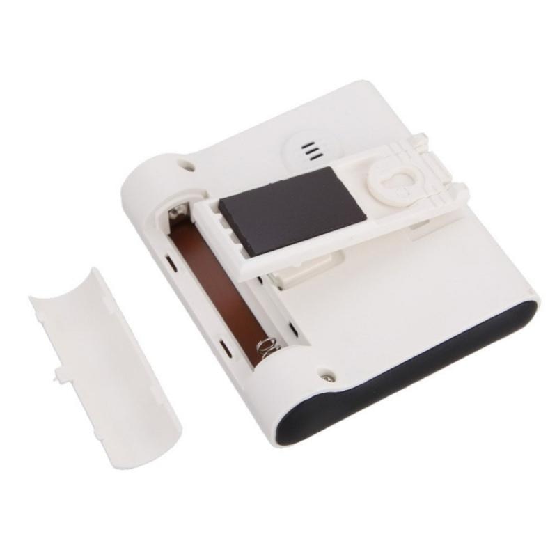 White kitchen timer practical cooking timer alarm clock magnetic LCD digital kitchen countdown timer alarm clock with stand