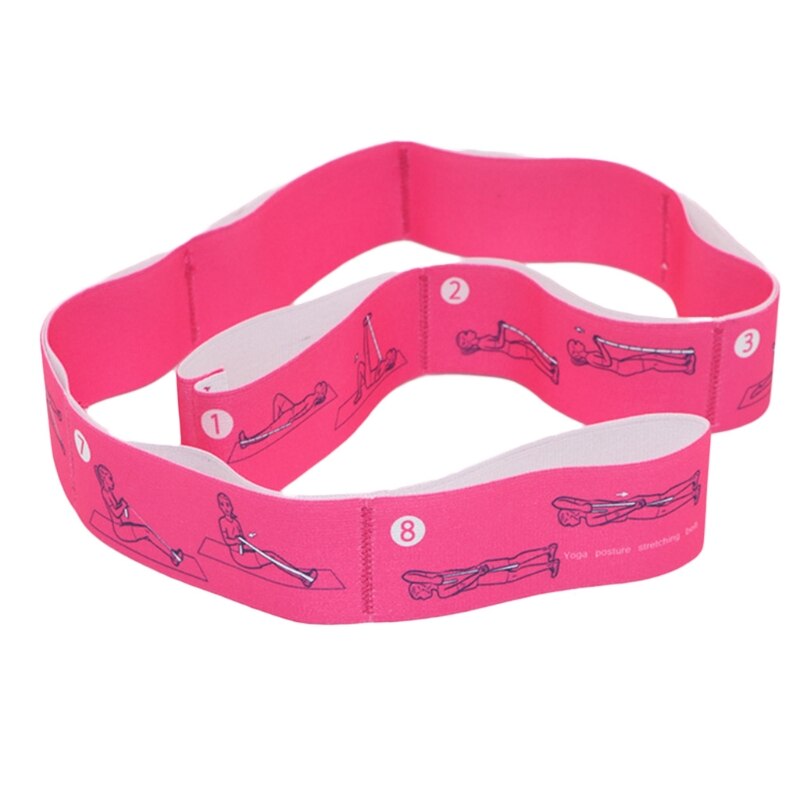 L9BD Yoga Pull Strap Belt Resistance Bands Latex Elastic Stretching Fitness Gymnastics Training Bands Home Gym Equipment
