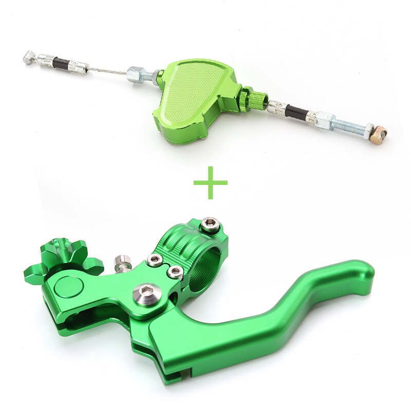 CNC Motorrad Stunt Kupplung Hebel Pull Kabel System Für Suzuki TL1000R SV1000 SV650 DL1000/650 V-Strom DL 650 GSX650F TL1000S: Green F O