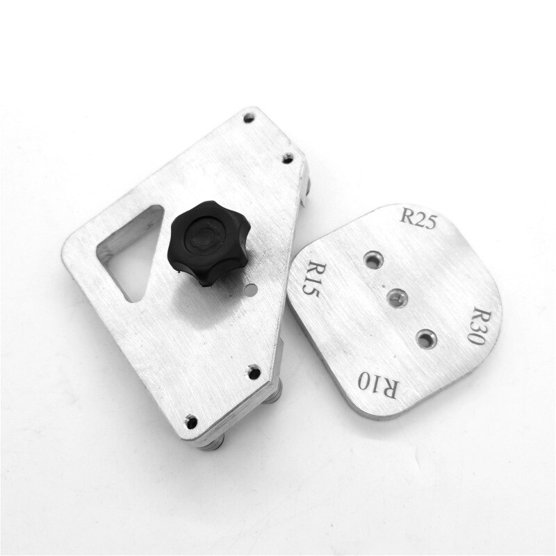 Radius Jig Router Templates 4pcs - Sagome Per Angoli Arrotondati R5-R40, ABS Arancione