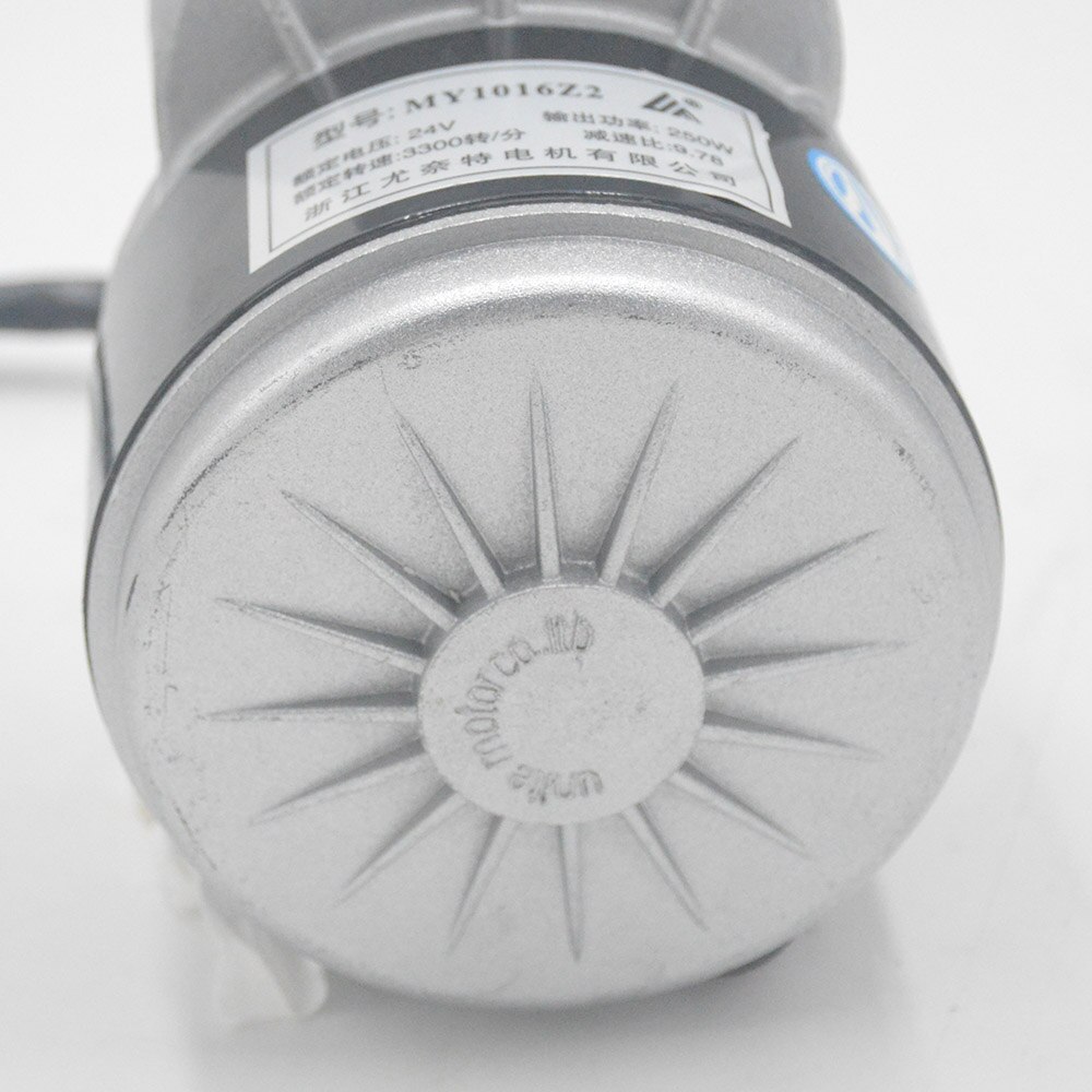 UNITEDMOTOR 24V 36V 250W Brush Motor for Electric Scooter Ebike Brushed Motor ebike Accessories 250W MOTOR DIY MY1016Z2