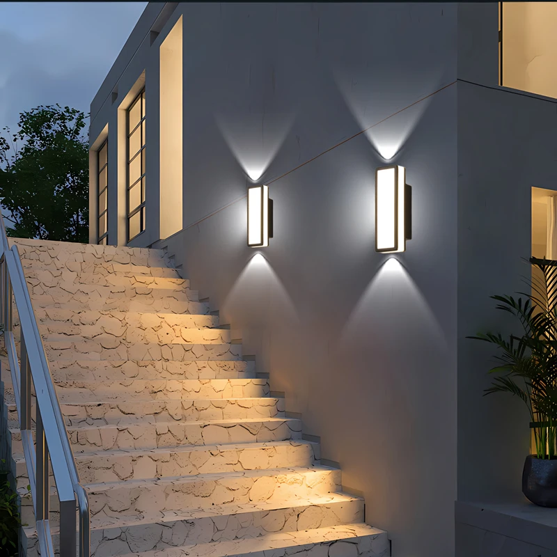 Udendørs væglampe led vandtæt belysning gade gårdhave veranda armatur hjem facade indretning udvendig have