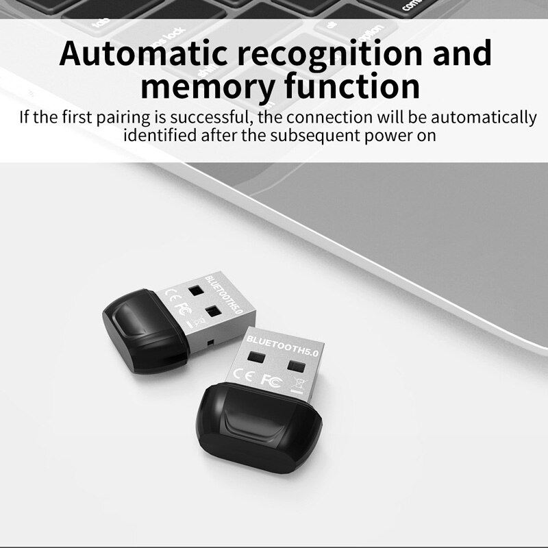 USB Bluetooth Dongle Bluetooth 5.0 20m Wireless Adapter Mouse Keyboard Receiver Headphone PC Laptop Audio Receiver Transmitter