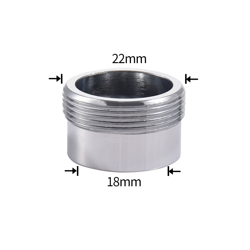 Stainless Steel Faucet Connector M22 To M20 M18 M1/2" Thread Joints Water Purifier Accessory Kitchen Water Tap Adapter Fittings: Brushed Nickel