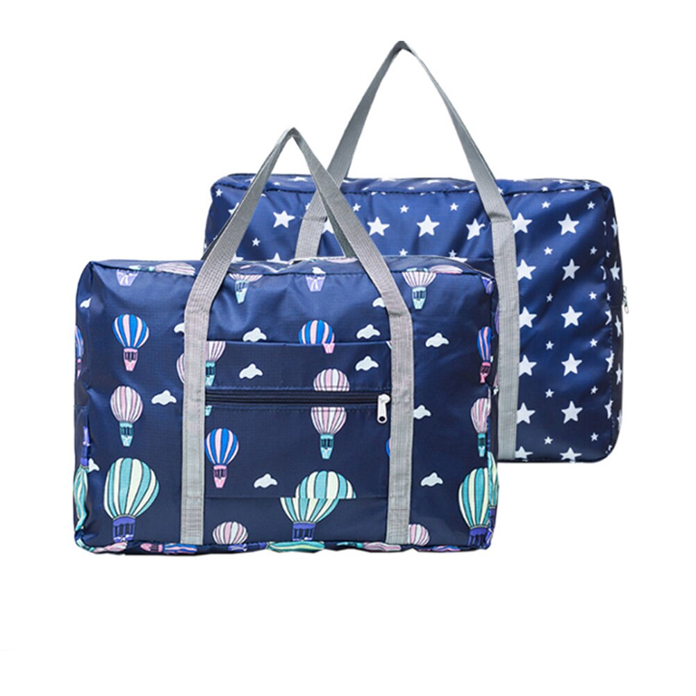 Grand sac de rangement pour vêtements 1pc | Sac Portable pliable étanche de rangement pour vêtements de voyage (ballon bleu foncé)