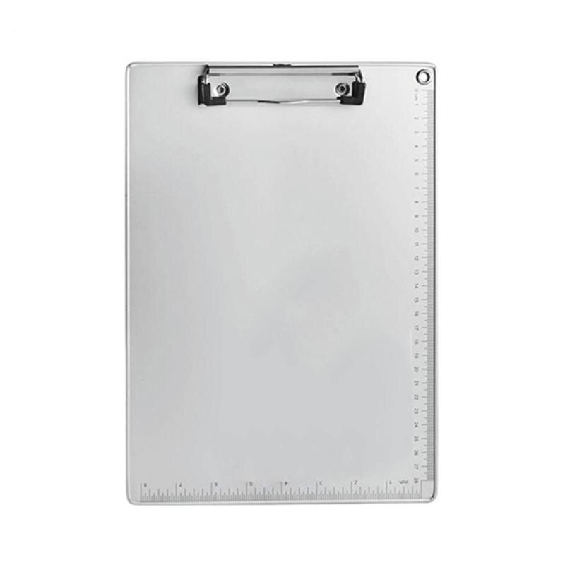 Presse-papiers A4 en alliage d&#39;aluminium PP, 2 Types de planche à écrire en option, Clip de dossier, stockage de billets en papier, livre à collectionner: A4