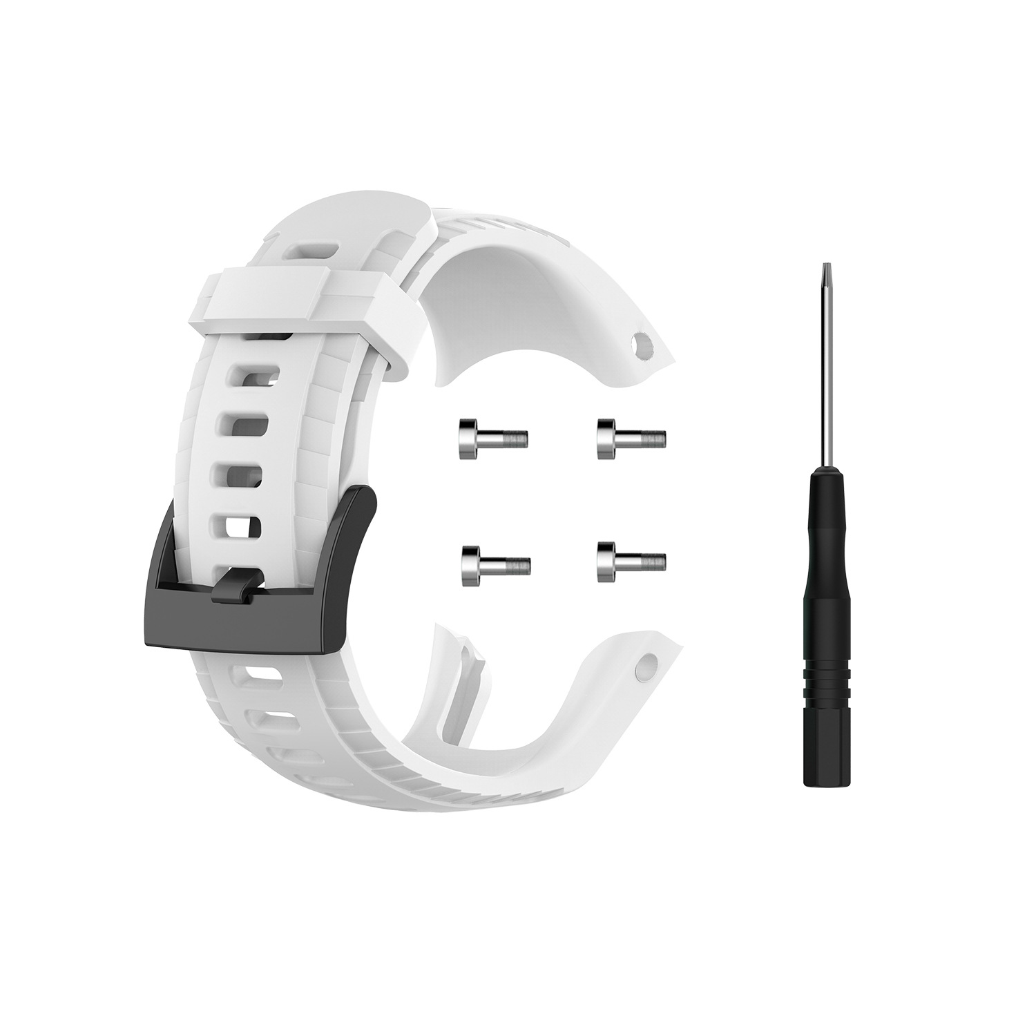 Silicone Strap For Suunto 5 SmartWatch Replacement Bracelet Wristband For Suunto 5 Watch Accessories: WHITE