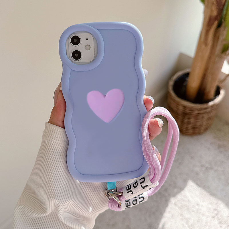 etui na Xiaomi Redmi Uwaga 14 zawodowiec 5G Xiaomi Redmi Uwaga14zawodowiec 4G Redmi Uwaga14 zawodowiec plus etui na telefon kocham ręka pasek falisty ramka pokrywa: Denim / Brązowy