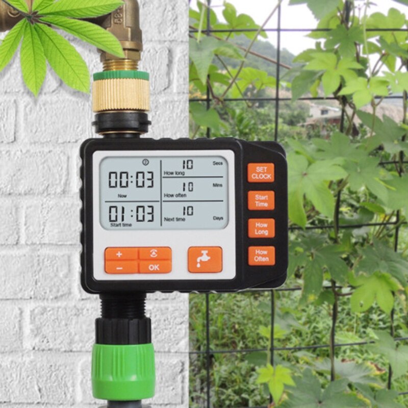 Automatic Watering Sprinkler System Irrigation Controller Programmable Digital Faucet Timer Battery Operated Accessories