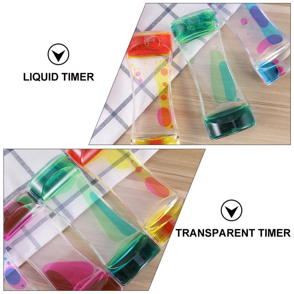 Liquid Motion Sandglass Timer Novelty Liquid Motion Bubbler for Children