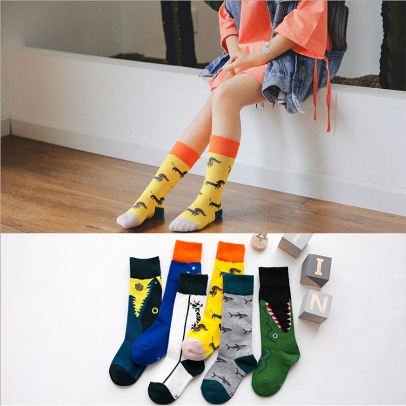 Chaussettes pour enfants | Hautes, longues, souples, en coton, pour bébés garçons