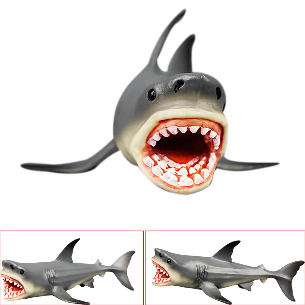 Megalodon förhistorisk haj hav utbildning djurfigur modell för barn unisex barn julleksak navidad