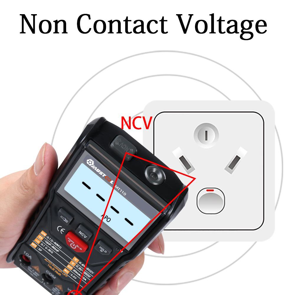 Digital Multimeter 9999 Counts High Speed Auto Range Tester Intelligent NCV True RMS Temperature Universal Multimetro